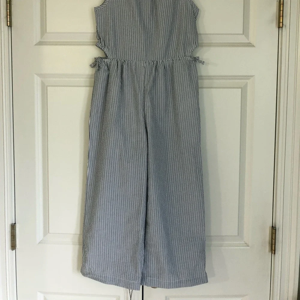 NWOT Carter’s Striped Seersucker Jumpsuit, Size 12